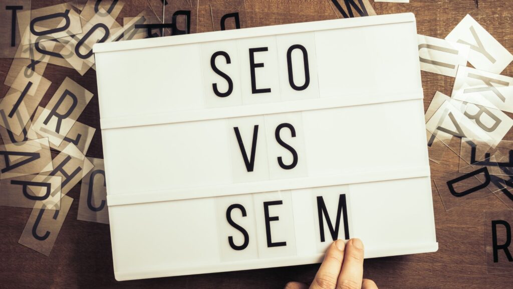 Difference Between SEO and SEM